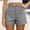 Gray, variant on JUSLIO Shorts Women,High Waist 5" Mid-Length Shorts,Twill Suit Shorts,Lightweight with Pockets,Army Green,Size L