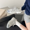 thumbnail image 6 of EKVAHL Orthopedic Sneakers for Women, Faux Suede Accent Outdoor Hiking Shoes, Backyard Mountain Trekking Walking Shoes Gray, 6 of 6