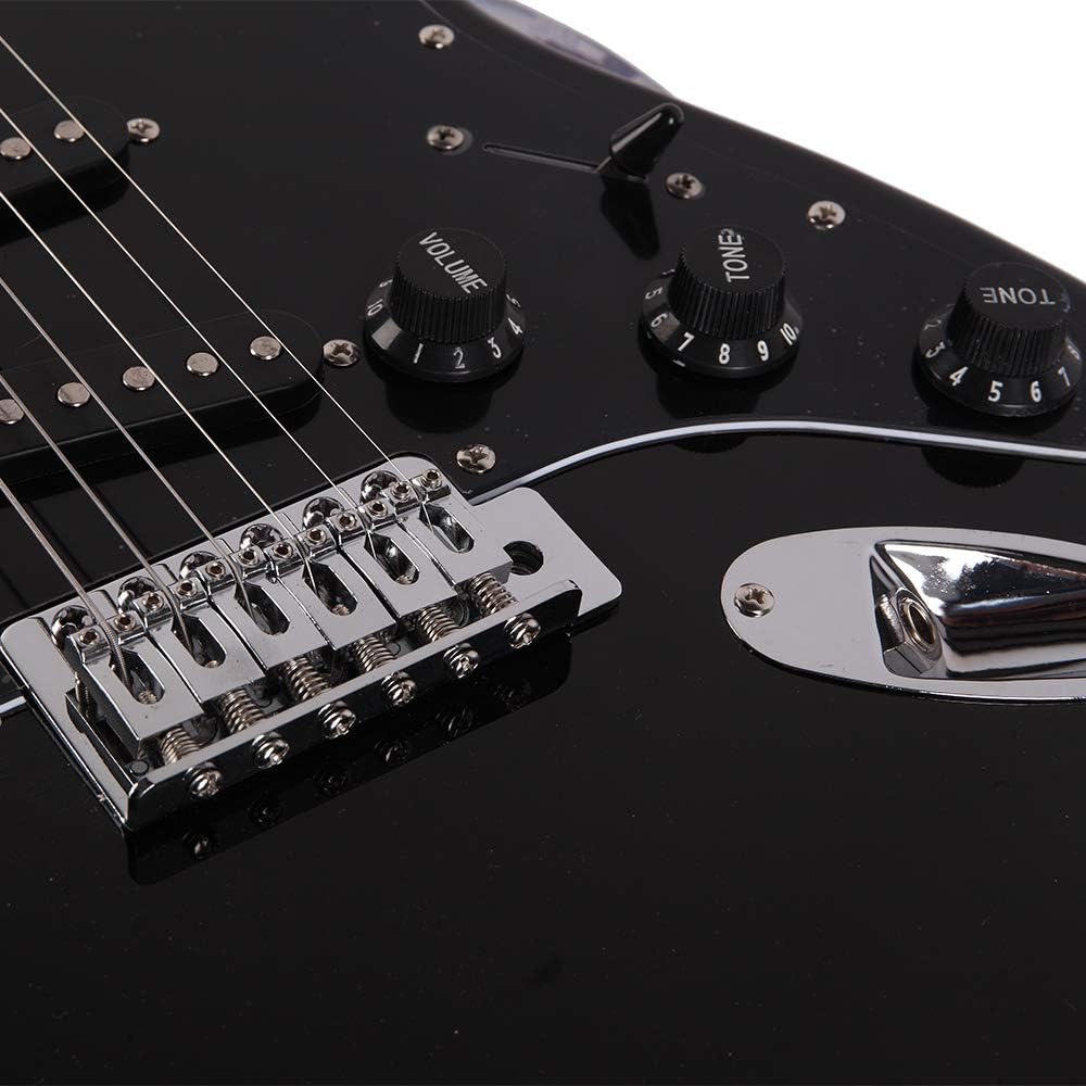 GLARRY Full Size Electric Guitar with 20W Amp  and Accessories Pack Guitar Bag for Music Lover Beginner