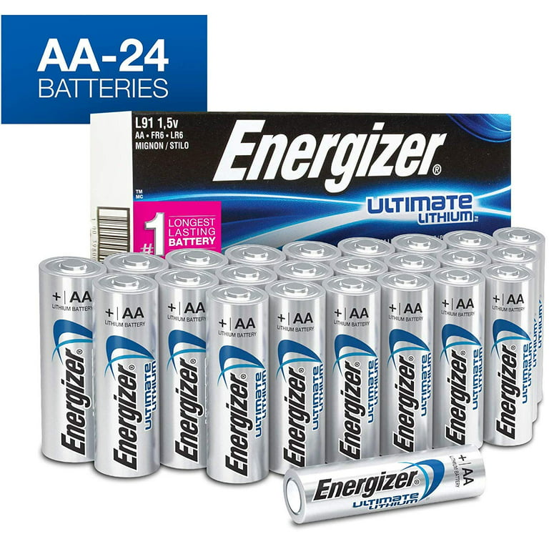 Energizer Ultimate Lithium AA Batteries - 24 Pack