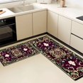thumbnail image 5 of Kitchen Rugs Sets of 3 Non Slip Washable Kitchen Mats for Floor, Waterproof Kitchen Runner Rug, Floor Mat Carpet for Entryway, Laundry, Sink, Hallway, Bathroom, 5 of 10