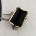 thumbnail image 6 of SPEKSEE Women PU Leather Kiss Lock Shoulder Bag Shoulder Crossbody Bag Texture Crossbody Bag for Work Shopping Travel Daily Use, 6 of 18