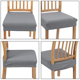 thumbnail image 2 of Fundas para sillas de comedor repelentes al agua, tela de primera calidad que protege su experiencia gastronómica, diseño exquisito para una renovación elegante del hogar, tela elástica suave que, 2 of 5