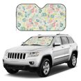 thumbnail image 2 of Fuzoiu Watercolor Wildflowers Print Car Windshield Sunshade,Foldable Reflective Sun Visor,Windshield Sun Shade,UV Rays Sun Visor Shade,Auto Front Sun Shield Shade-Medium, 2 of 8
