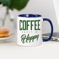 thumbnail image 3 of CafePress - Coffee Makes Me Happy - 11 oz Ceramic Mug - Novelty Coffee Tea Cup, 3 of 4