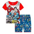 thumbnail image 1 of KidsBoyGirlSuperheroShortSleeveT-shirtShortsSetSummerOutfit, 1 of 2