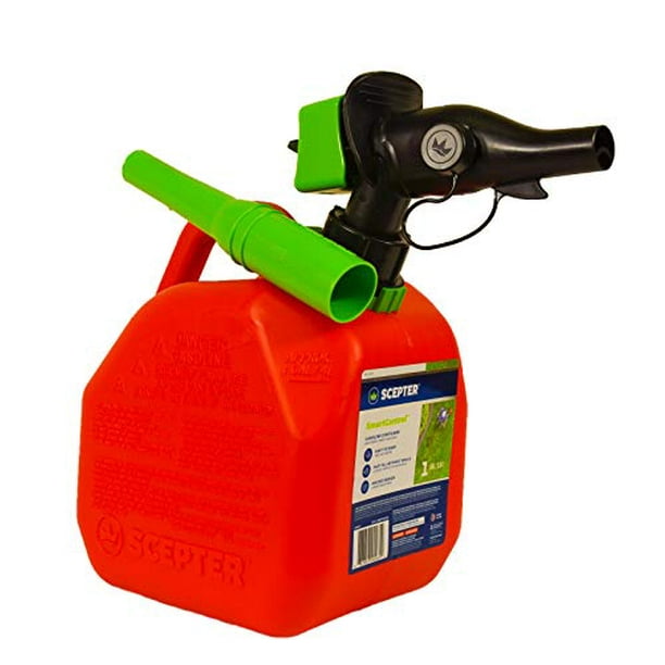 Scepter FR1G152 1 Gallon Gas Can, Fuel Container with Spill Proof