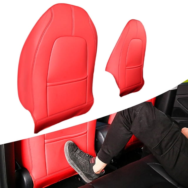 de respaldo de asiento de 2 piezas para automóvil, almohadilla antigolpes, se la la adaptaciónción al modelo para limpiar el organizador an Rojo DYNWAVEMX Almohadilla antigolpes