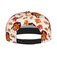 thumbnail image 2 of Hirioo Thanksgiving Turkey Leaves for Baseball Cap Men Cap Flat Brim for Men Women Teens Adjustable Baseball Cap, 2 of 7