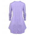 thumbnail image 2 of Camiseta de Talla Extra de Escote en Corazón Rosegal Mangas largas de talla grande, 2 of 5