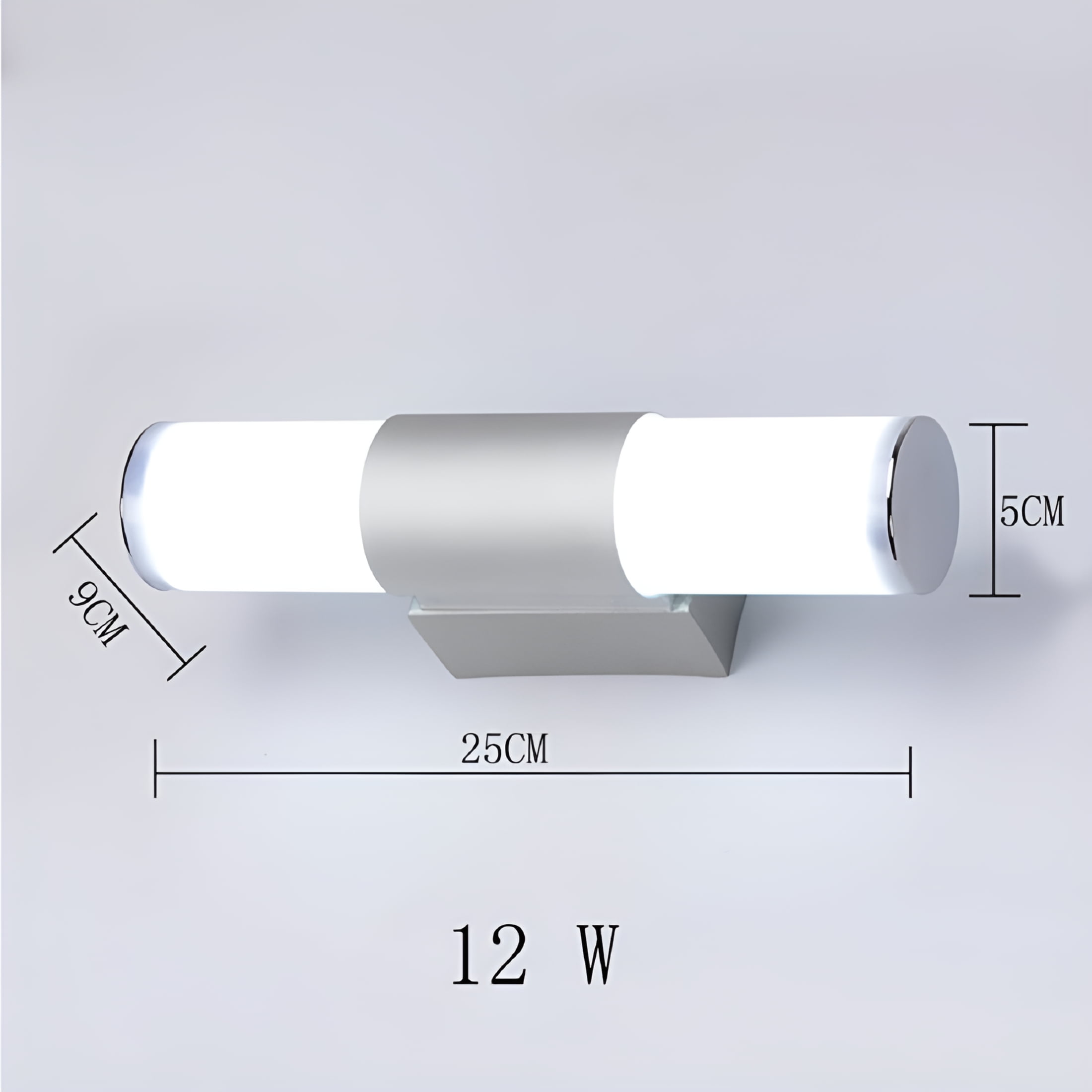HIBIBUD 2026 New Cool White Led Vanity Light for Bathroom, Vanity, Mirror, Makeup Area, Dressing Room, Home Lighting
