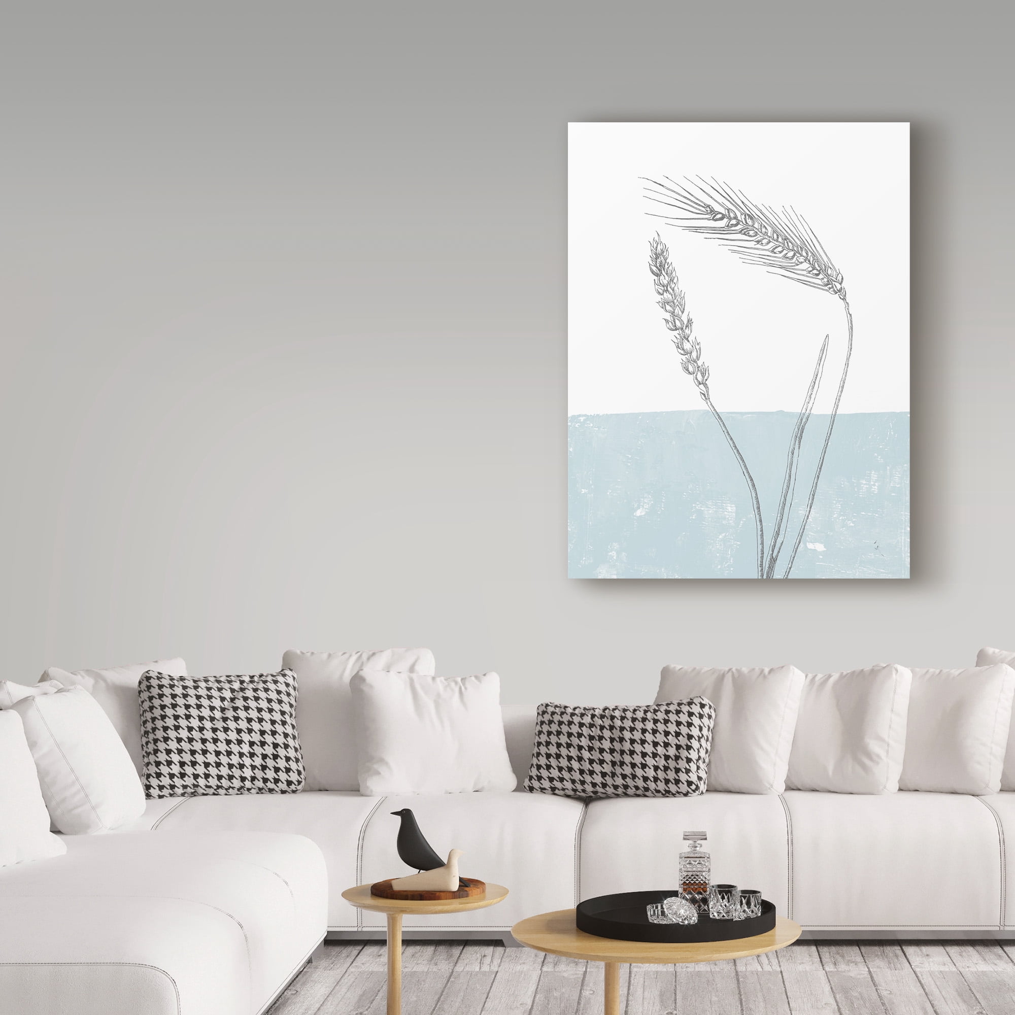 Trademark Fine Art 'Wheat' Canvas Art by Sarah Adams