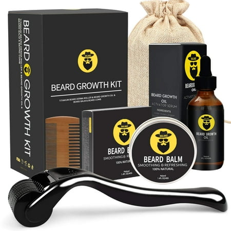 Beard Growth Kit - Derma Roller for Beard Growth, Beard...