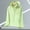 Green, variant on Women's Jackets Lightweight Plus Size Casual Solid Sports Hooded Long Sleeve Zipper Sun-proof High Elastic