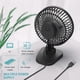 thumbnail image 4 of Small USB Desk Fan, Quiet Fan for Home Office, 3 Settings, Super Airflow, Low Noise, 40 Tilt, 1.1m Cord, USB Plug (Black White), 4 of 5