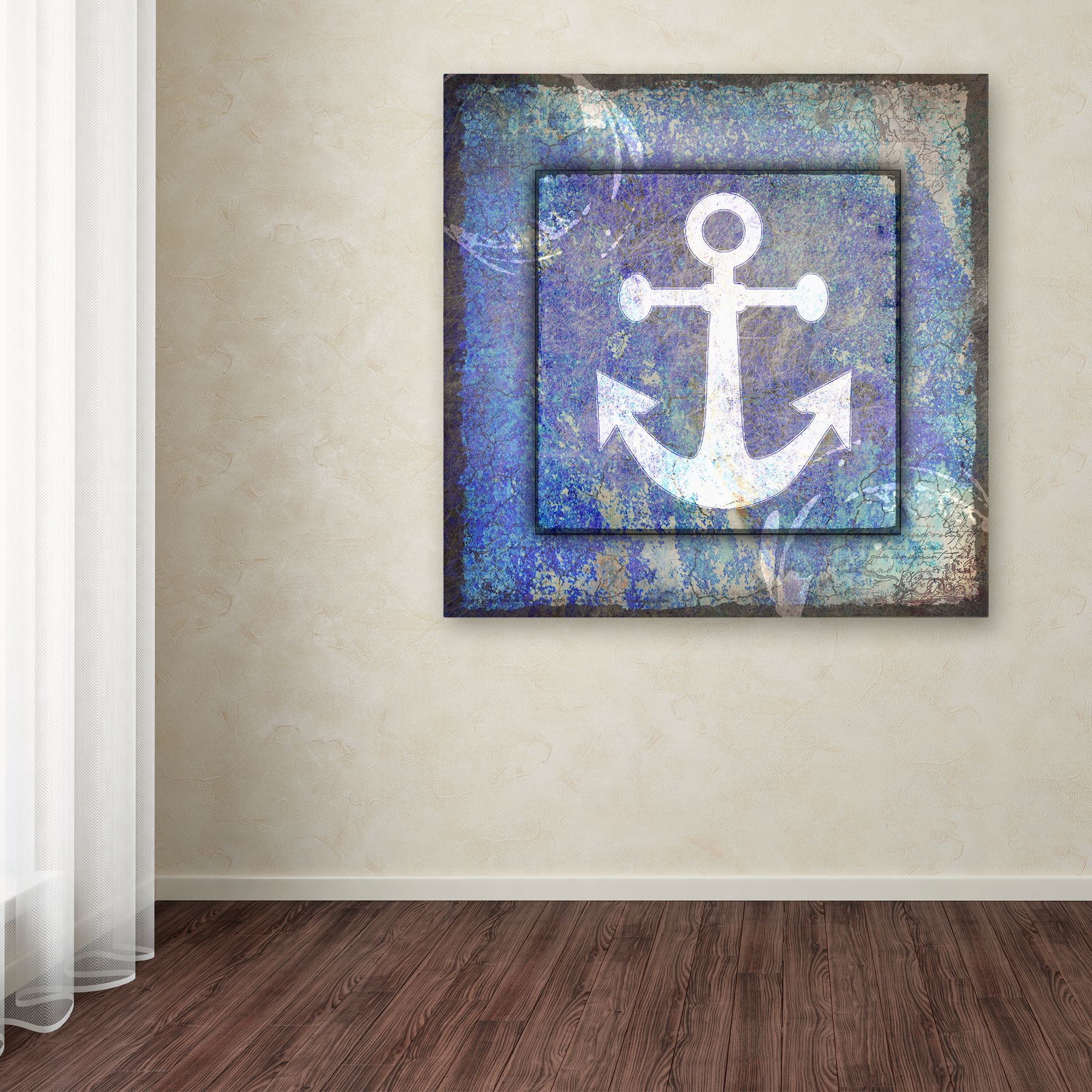 LightBoxJournal 'Beach House Anchor' Canvas Art