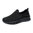 thumbnail image 2 of Willtoo Women's Mesh Slip On Walking Shoes, Lightweight Breathable Sneakers, Wide Toe Casual Loafers, Non Slip Comfortable Summer Shoes, 2 of 5