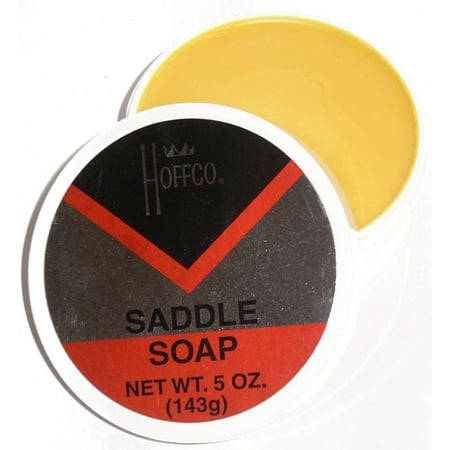 Hoffco Saddle Soap Leather Cleaner, Conditioner & Protector 5 oz (Best Saddle Cleaner And Conditioner)