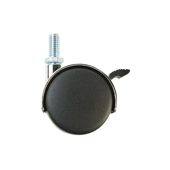 SSWBasics Twin Wheel Caster for Clothing Racks - With Brake - Set of 4