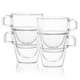 thumbnail image 3 of Stoiva Stackable Double Wall Glasses - 5 oz - Set of 4, 3 of 8
