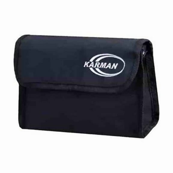 Karman Healthcare CP2 7 x 5 in. Small Universal Carry Pouch for Wheelchair, Black