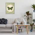 thumbnail image 3 of Stupell Industries Shabby Chic Green Butterfly Botanical Medallion Gray Framed Giclee Art, 16 x 20, by LSR Design Studio, 3 of 8