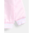 thumbnail image 4 of Hello Kitty Girls' Graphic Patch Varsity Sateen Jacket with Long Sleeves, Sizes 4-12, 4 of 4