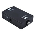 thumbnail image 3 of De Negro A RCA Conector De Convertidor de sonido Digital Conector . UU. Para , Blue-ray DVD CUTICAT Convertidor Toslink a RCA, 3 of 6