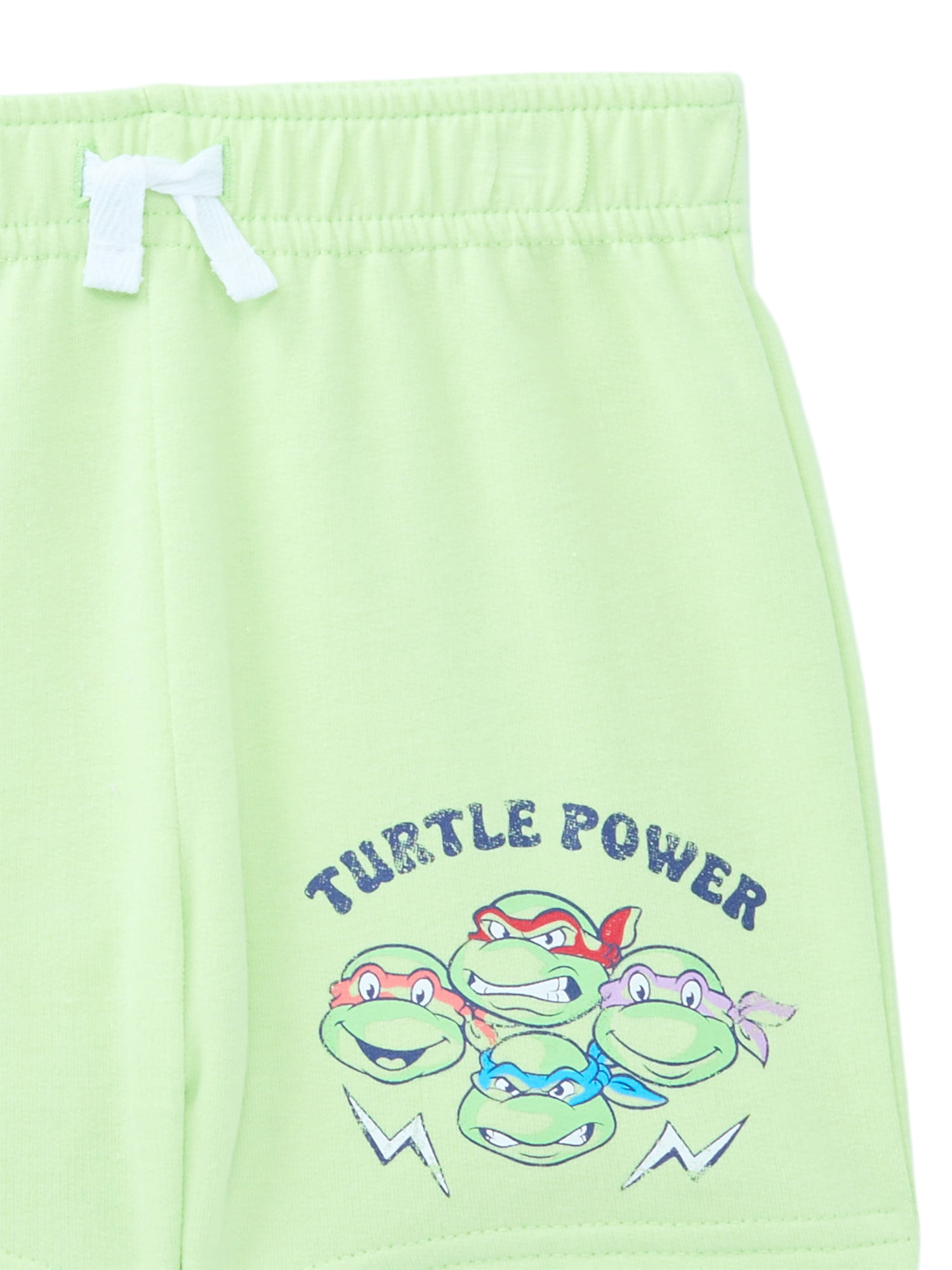 Teenage Mutant Ninja Turtles Baby Boys Short Sleeve Graphic Tee and Shorts Set, 2-Piece, Sizes 0/3M-24M