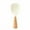 White, variant on Guoxxzi Silicone Rice Paddle Spoon with Wood Handle, Rice Paddle Spoon Non-Stick Vertical Rice Spoon Kitchen Tool with Wooden Handle Stand Up Serving Spoon Spatula for Kitchen Cooking