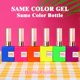 thumbnail image 5 of Set de esmaltes en gel Double Rhythm, 6 x 15 ml, verde neón, rojo, rosa y azul, 5 of 9