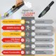 thumbnail image 4 of Aspiradora y sopladora para coche HyperVac 2 en 1 con cable e inalámbrica | Succión de 18500 Pa, manguera flexible, cepillo para mascotas y más | Batería XL, carga rápida USB-C | De mano para el hoga, 4 of 5