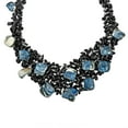 thumbnail image 3 of Simply Chic Midnight Medley Black Onyx Choker Statement Necklace, 3 of 5