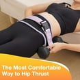 thumbnail image 2 of Highcool Hip Thrust Belt for Dumbbells, Kettlebells, Plates, Premium Glute Belt for Women and Men, Hip Thrust Band with Protective Padding for Gym Use, Adjustable &, 2 of 7