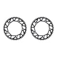 thumbnail image 2 of Youkk Alloy Crank set - Durable Precise Fit Smooth Operation - Guaranteed Compatibility Bicycles Crank 46T black 2Set, 2 of 6