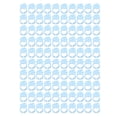 thumbnail image 1 of Anneau de Colle d'Extension de Cils Jetable 100pcs, Support de Forme de Cœur Réglable pour les Salons de Beauté, 1 of 8