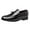 Black, variant on Seeotter Men's Loafers Dress Shoes Loafers Formal Tassels Business Casual Tuxedo Shoes