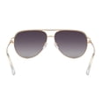 thumbnail image 4 of Piranha Eyewear Monica Gold Aviator Sunglasses for Women with Gradient Smoke Lenses, 4 of 5