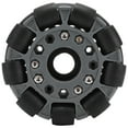 thumbnail image 2 of ANGGREK RC Accessoire, Roue de Châssis de Voiture Omni RC, 100mm Roulements en Caoutchouc en Nylon Durable Roues Omni pour Roue de Course Robot 14041, 2 of 8