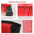 thumbnail image 3 of SUGARDAY Push Broom Indoor Outdoor Scrub Brush Set 47'' Adjustable Long Handle Plastic Broom for Floors, Red, 3 of 9