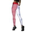 thumbnail image 6 of Franhais Women Christmas Leggings, Fashion Holiday Printed High Waist Compression Skinny Workout Athletic Pants, 6 of 9