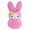 Pink, variant on Yanxiao 8" Easter Bunny Stuffed Animals, Easter Cartoon Characters Limited Bunny Plush Toys, Easter Basket Stuffers Egg Fillers Party Supplies Toys for Easter Home, Indoor and Basket Decorations