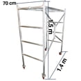 thumbnail image 2 of Andamio Plegable Ligero Tubular Acero 1.5mx 70cm X 1.4m, 2 of 9