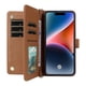thumbnail image 2 of For Oukitel P1 Wallet Case with Shoulder Strap Leather Phone Cover - Black, 2 of 5