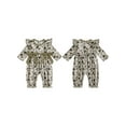 thumbnail image 2 of BemeyourBBs Baby Girl Fall Romper Long Sleeve Camouflage Print Ruffle Jumpsuit, 2 of 9