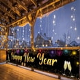 thumbnail image 2 of Large Happy New Year Banner 2025 Happy New Year Yard Sign Black Gold 2025 New Year Banner Garden Decoration, Happy New Year, 2 of 5