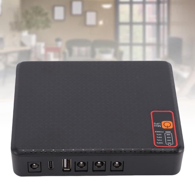 Fuente De Alimentación Ininterrumpida De Respaldo De Batería Mini UPS De 15600mAh Para Enrutador, Módem, Cámara De Seguridad, 50/60HZ, Portátil Compacto