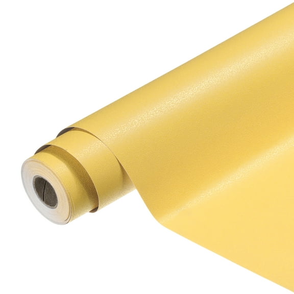 Uxcell Peel and Stick Wallpaper 22" x 197" Waterproof Frosted Wall Paper Lemon Yellow
