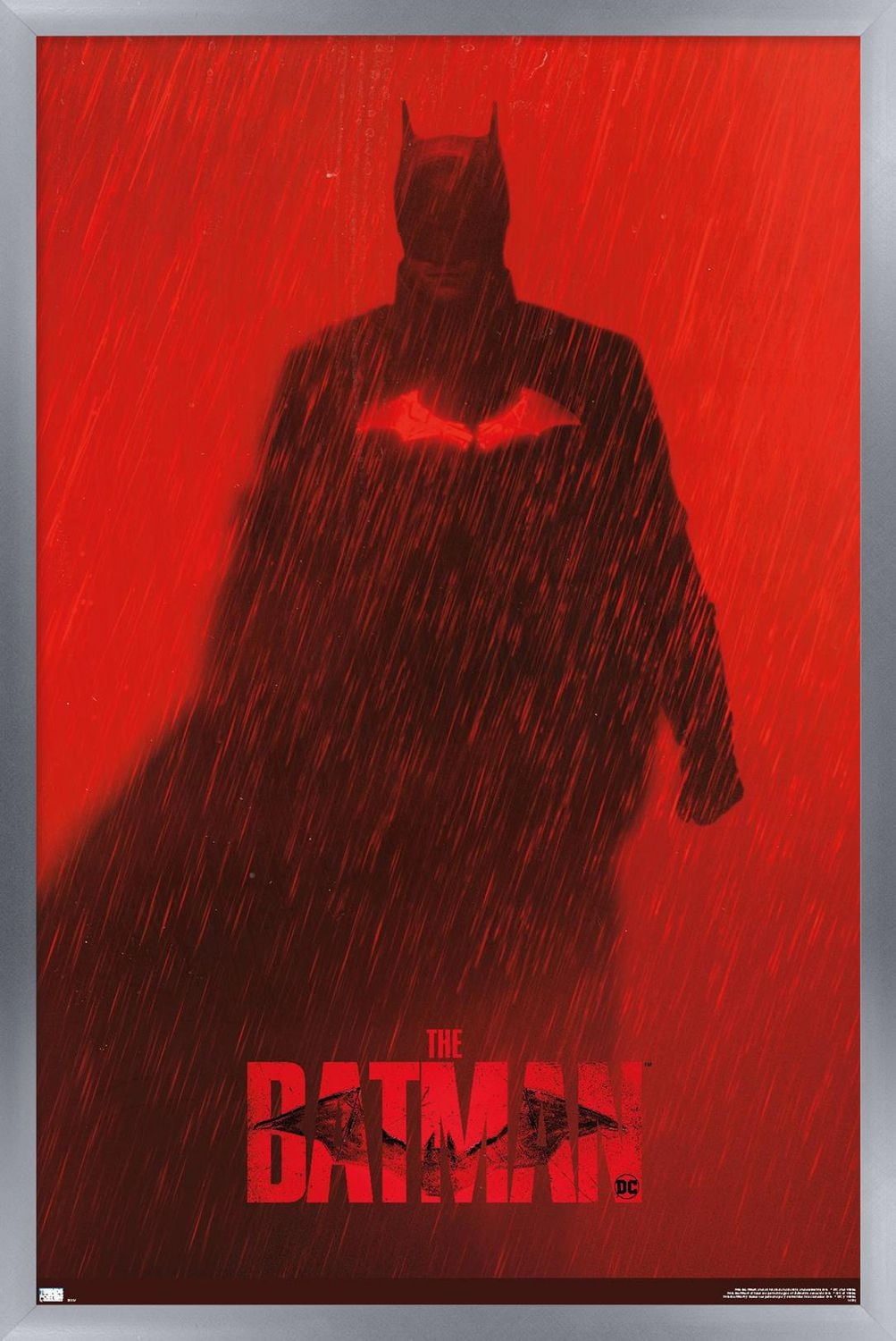DC Comics Movie The Batman - Batman Teaser One Sheet Wall Poster, 14.725" x 22.375"