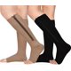 thumbnail image 1 of Calcetines De Compresión Con Cremallera ZHAOCHENG 2 Pares Punta Abierta Multicolor Grande, 1 of 5